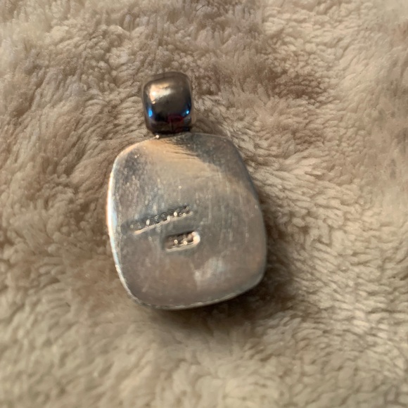 Sterling Silver Turquoise Pendant - Picture 4 of 6